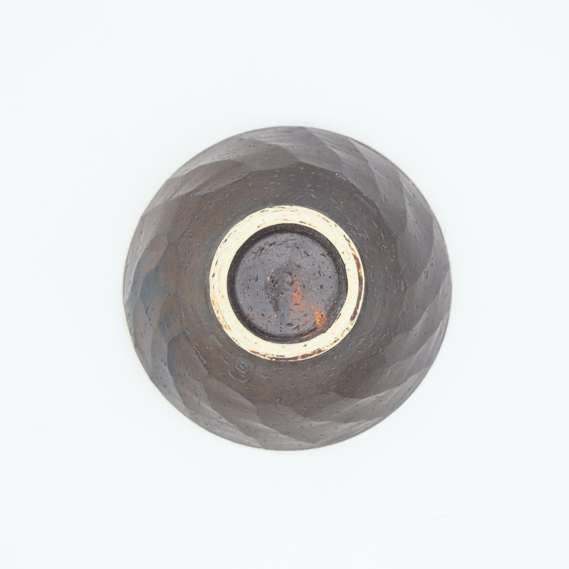 小峰尚 黒釉面取飯碗 大 - 碗・飯碗 | 益子焼 陶庫