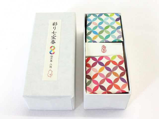 [Washi Club] Wrapped Incense, Colorful Shippo Incense