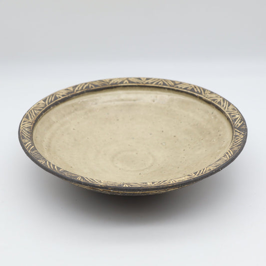 荻野善史 カレー皿 - 丸皿 | 益子焼 陶庫