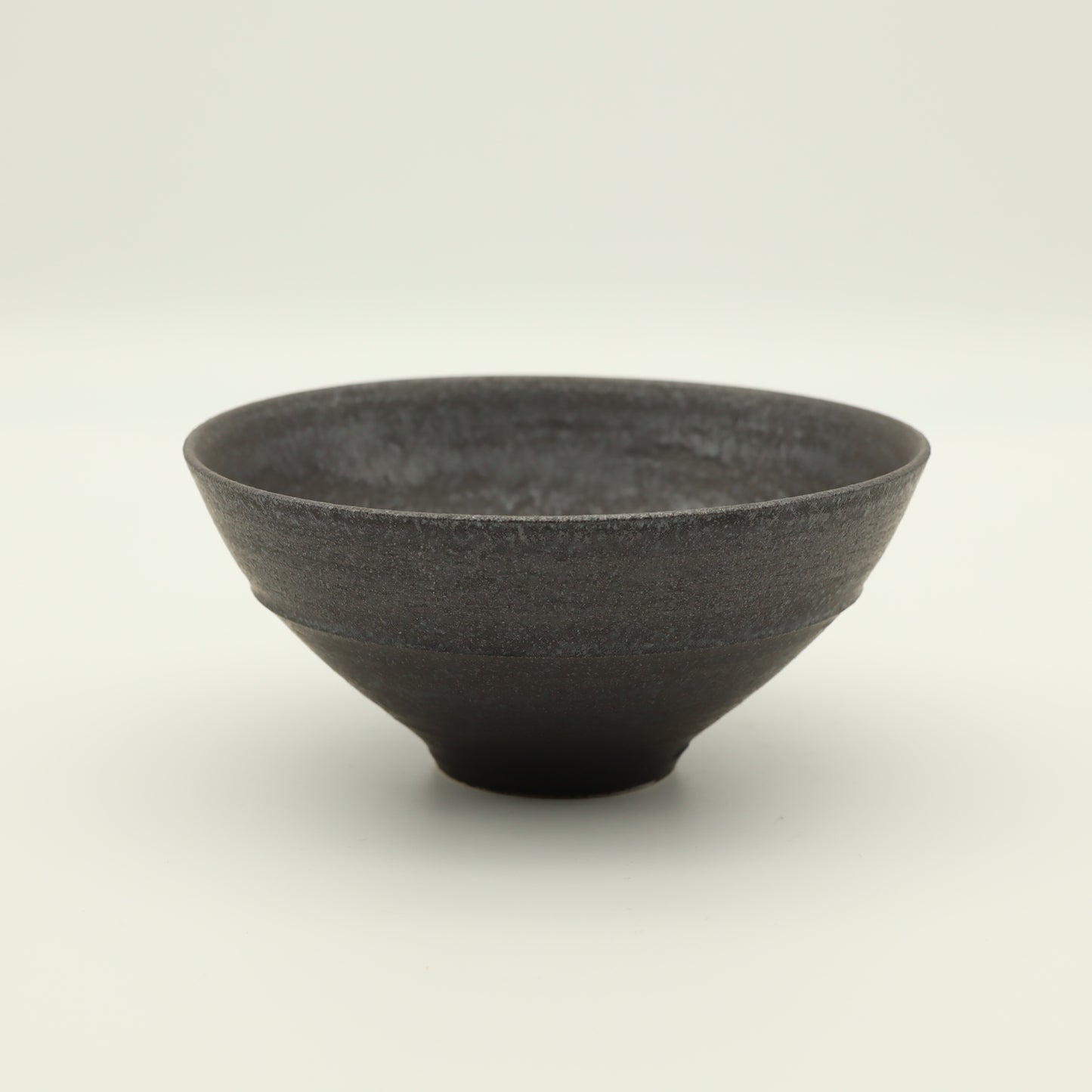 [Yoshinori Hagiwara] Black Matte Glazed Rice Bowl