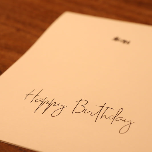 Message card (Happy Birthday)
