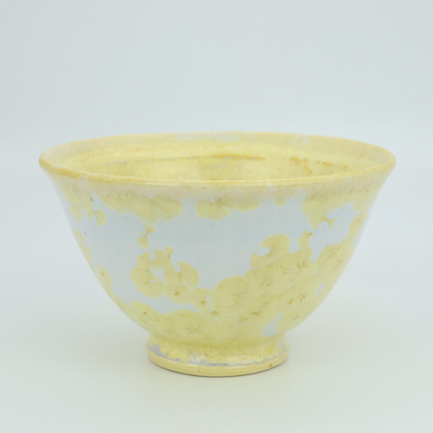 [Kazumi Mita] Crystal Glazed Rice Bowl, Large, White